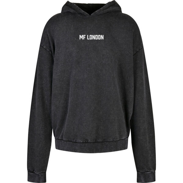 MF London  - Acid washed oversize hoodie Thumbnail